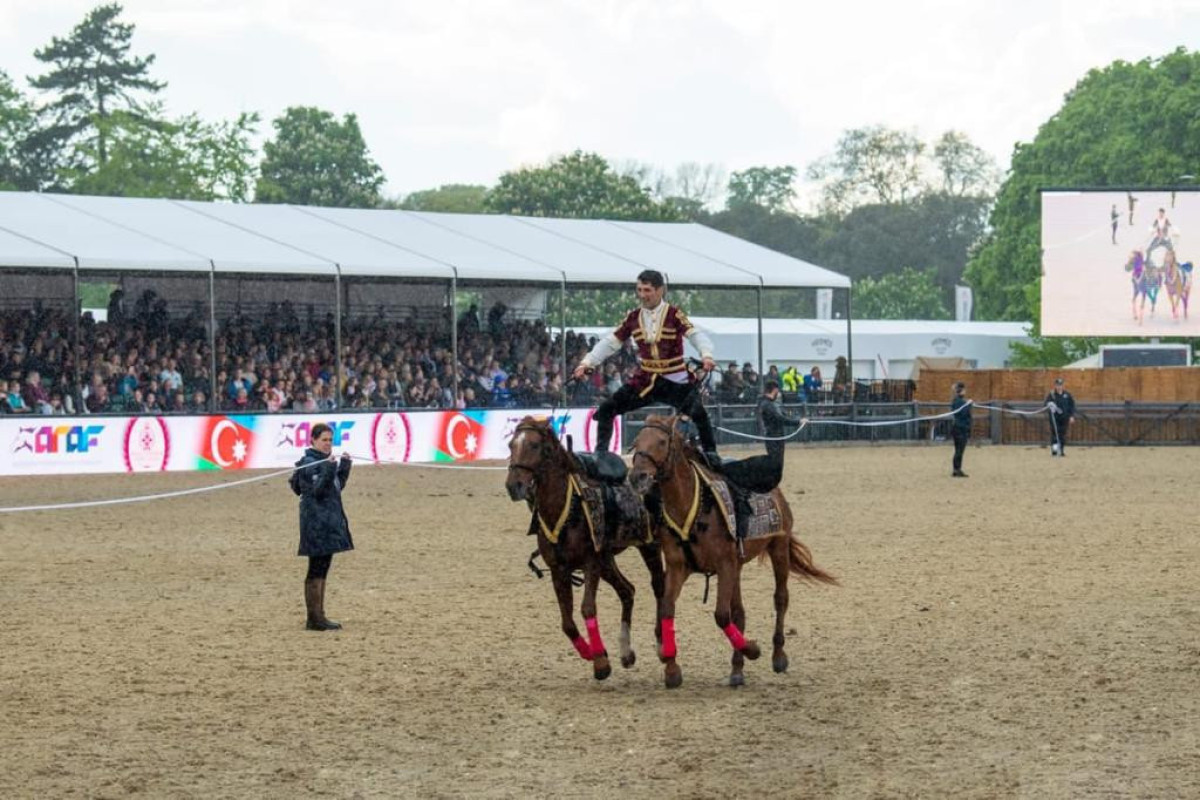Карабахские скакуны приняли участие в Королевском Виндзорском конном шоу-ВИДЕО 