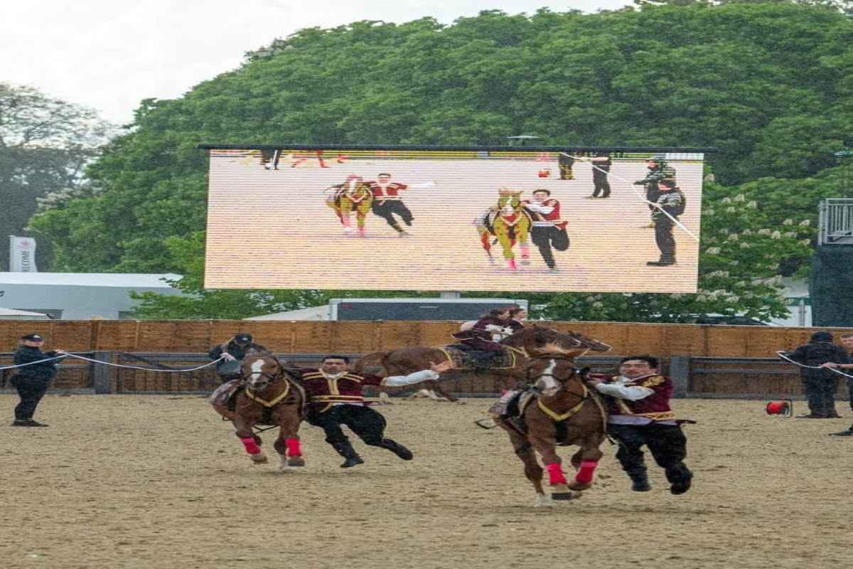 Карабахские скакуны приняли участие в Королевском Виндзорском конном шоу-ВИДЕО 