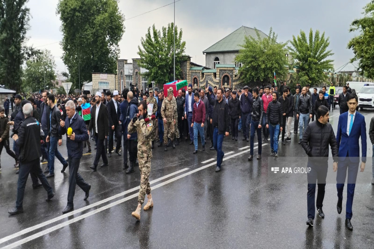Martyred serviceman of Azerbaijan Army was laid to rest -PHOTO 
