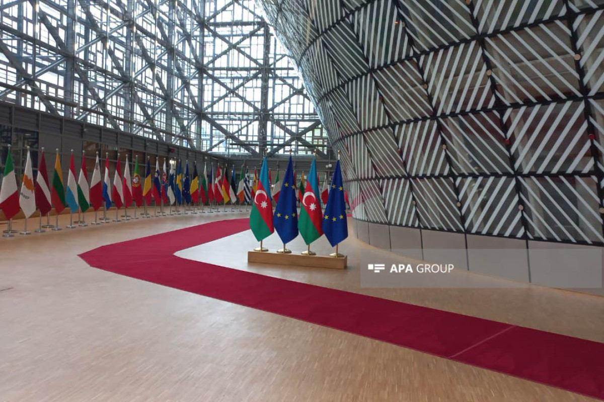 Meeting between Azerbaijani President Ilham Aliyev, President Charles Michel kicks off in Brussels-PHOTO 