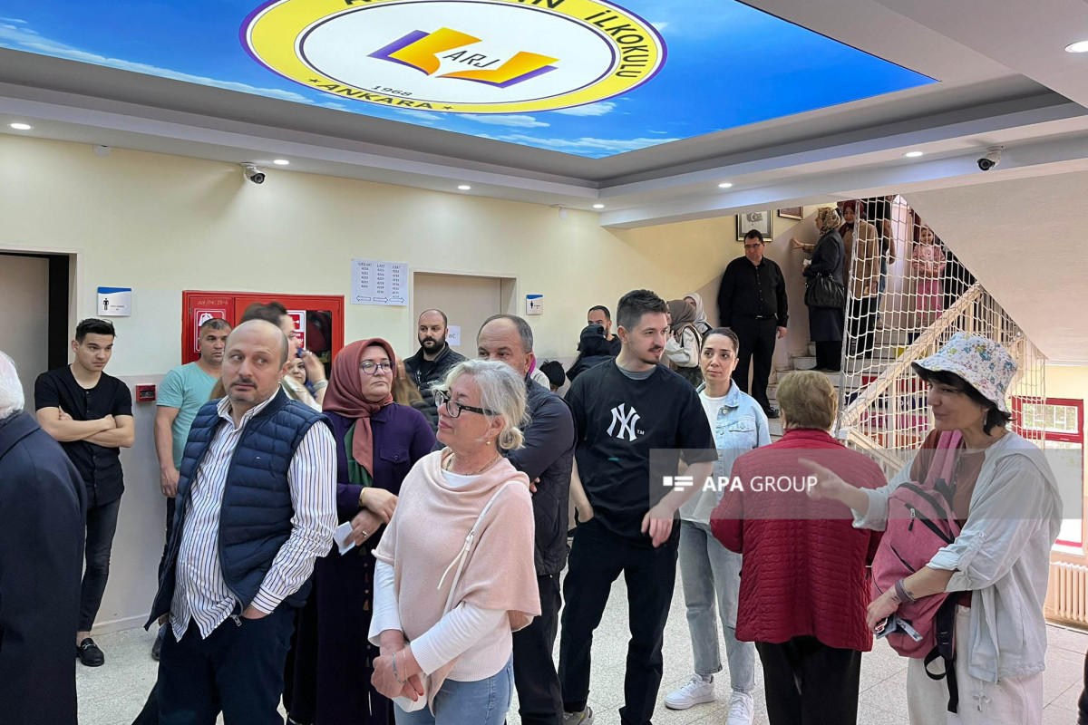 Türkiyədə Prezident və 28-ci çağırış Parlament seçkilərinə səsvermə başa çatıb - FOTOLENT 