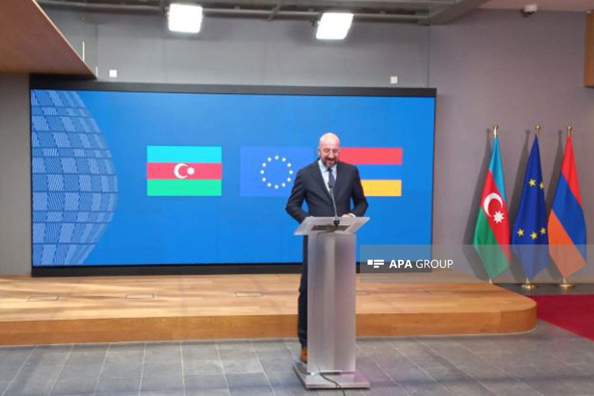 Şarl Mişel: Naxçıvana dəmir yolu əlaqələrinin açılması ilə bağlı mövqelər bir-birinə çox yaxınlaşıb