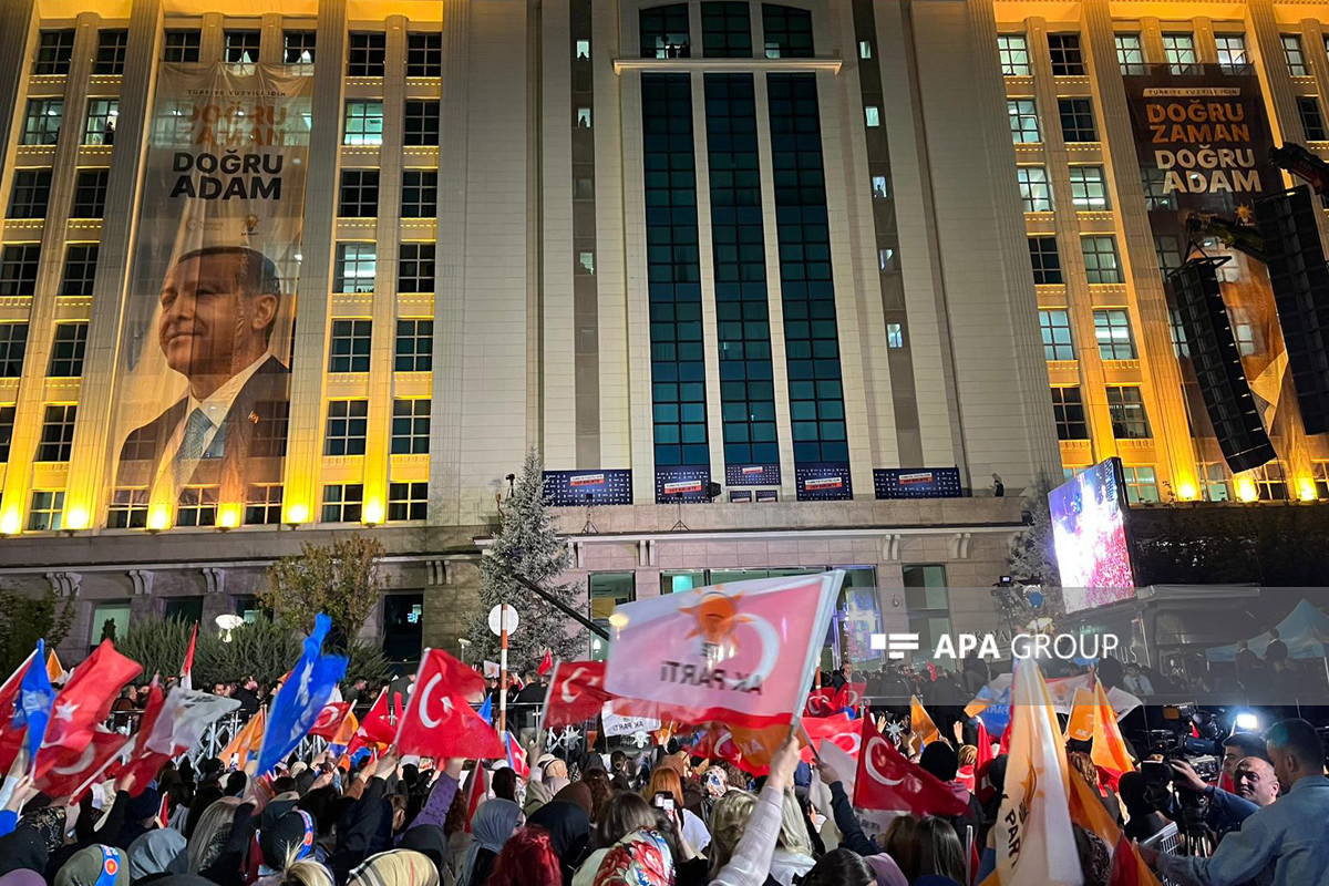 Ərdoğan böyük fərqlə irəlidə olduğunu bildirib - FOTO  - VİDEO 