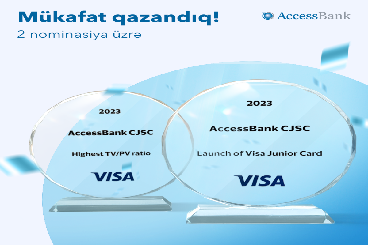 AccessBank VİSA-dan mükafat qazanıb - FOTO 