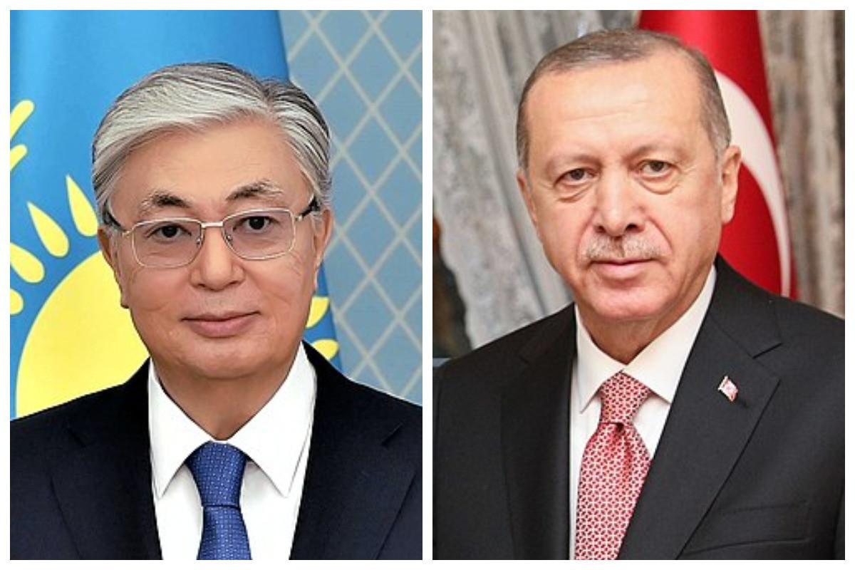 Qazaxıstan və Türkiyə liderləri arasında telefon danışığı olub