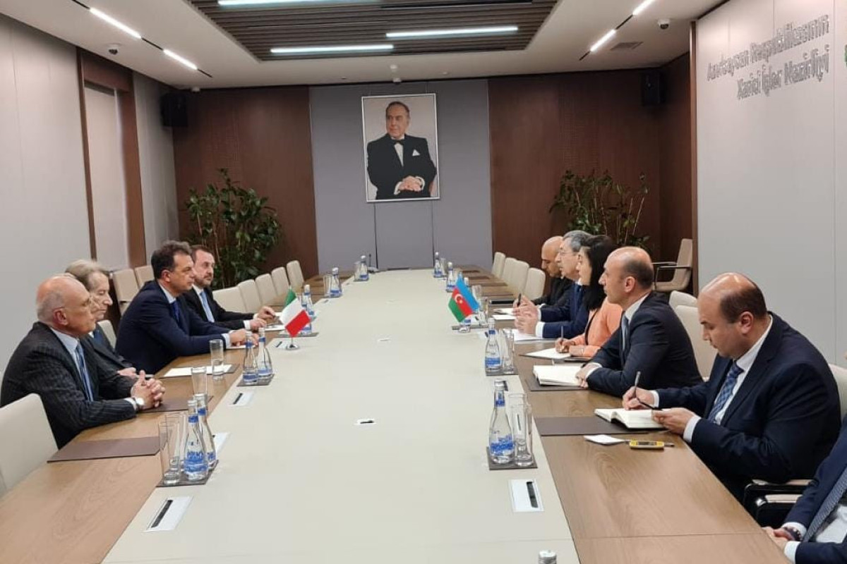 XİN başçısının müavini  İtaliya Senatının üzvləri ilə əməkdaşlığı müzakirə edib