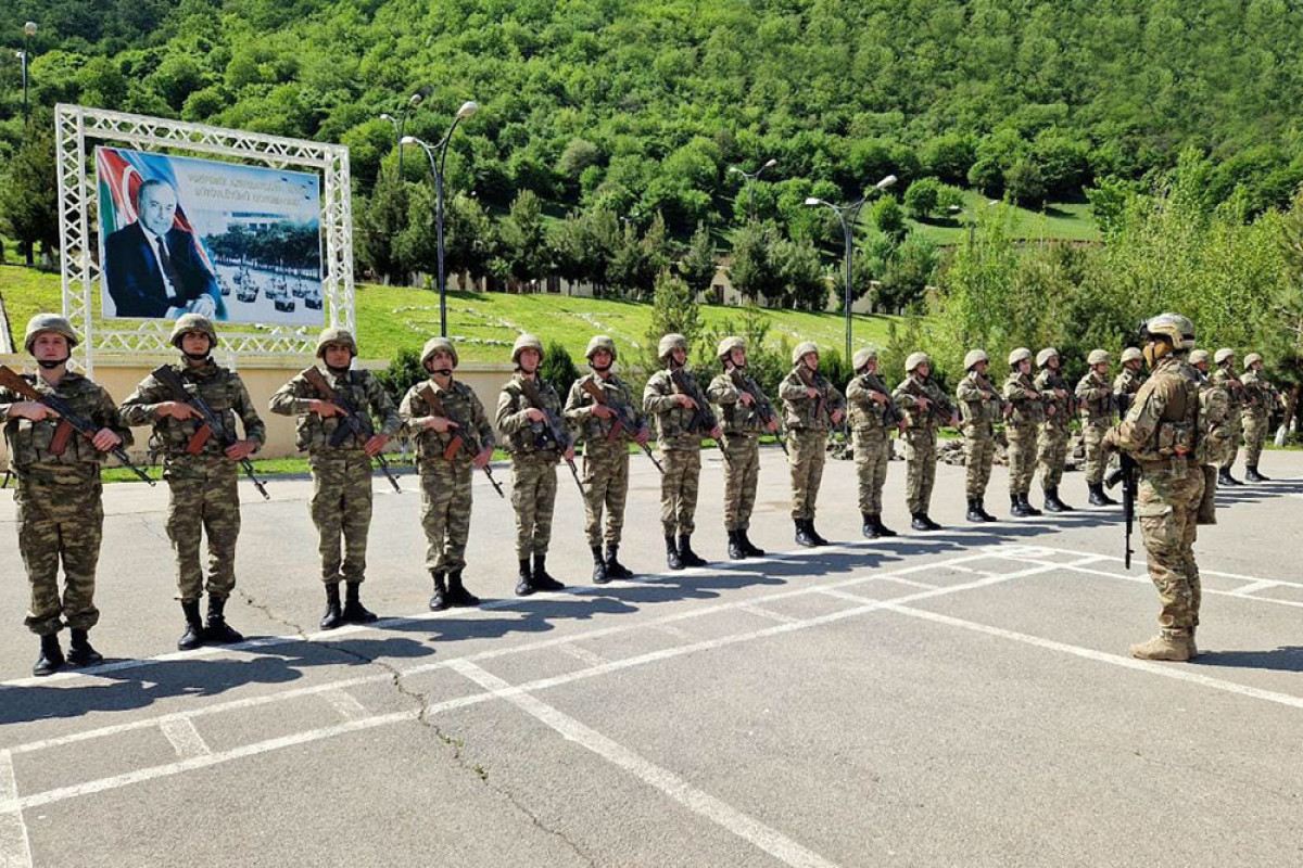 Hərbi vəzifəlilərin növbəti təlim toplanışı keçirilir - FOTO 