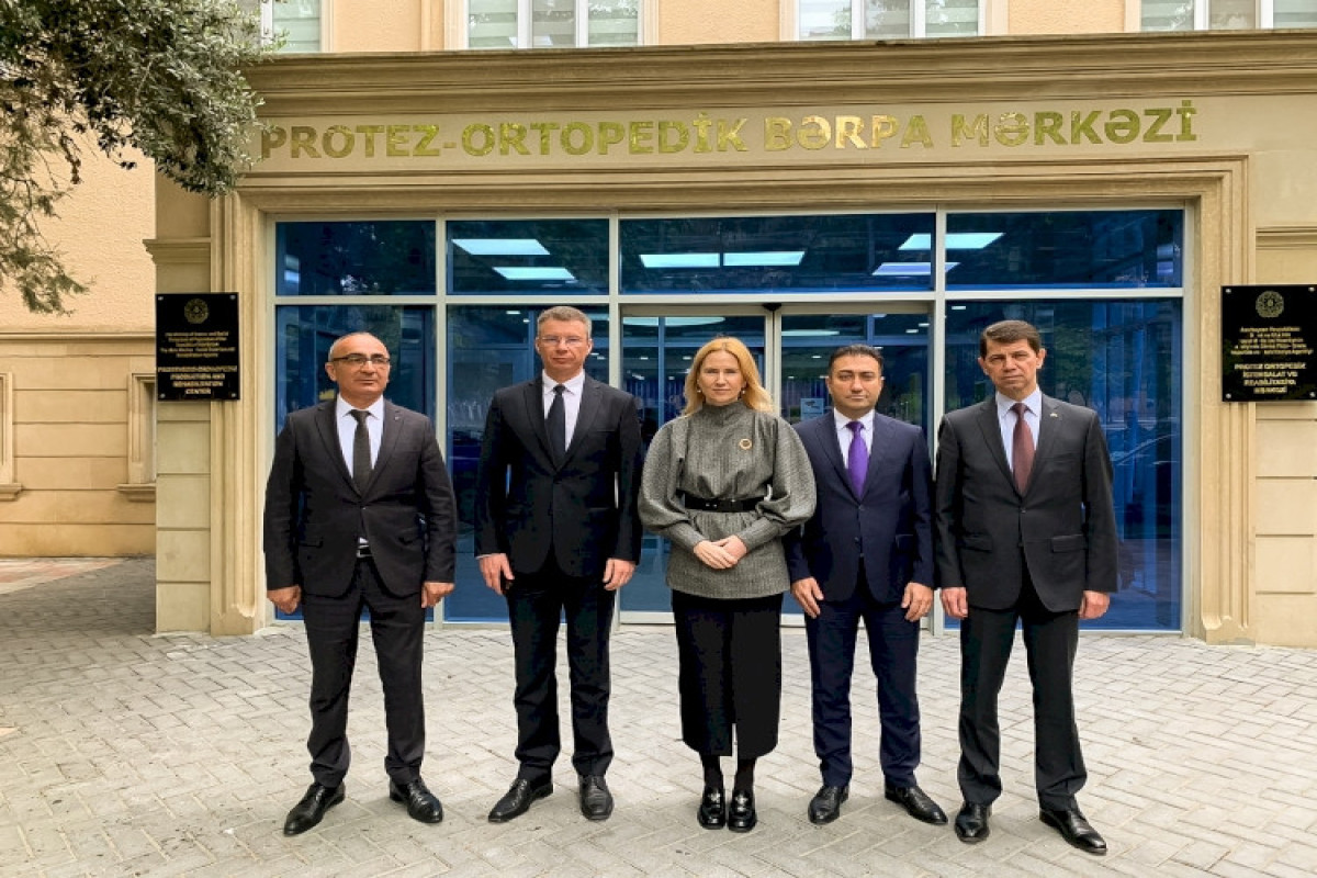 Ukrayna Ali Radasının nümayəndə heyəti reabilitasiya müəssisələri ilə tanış olub