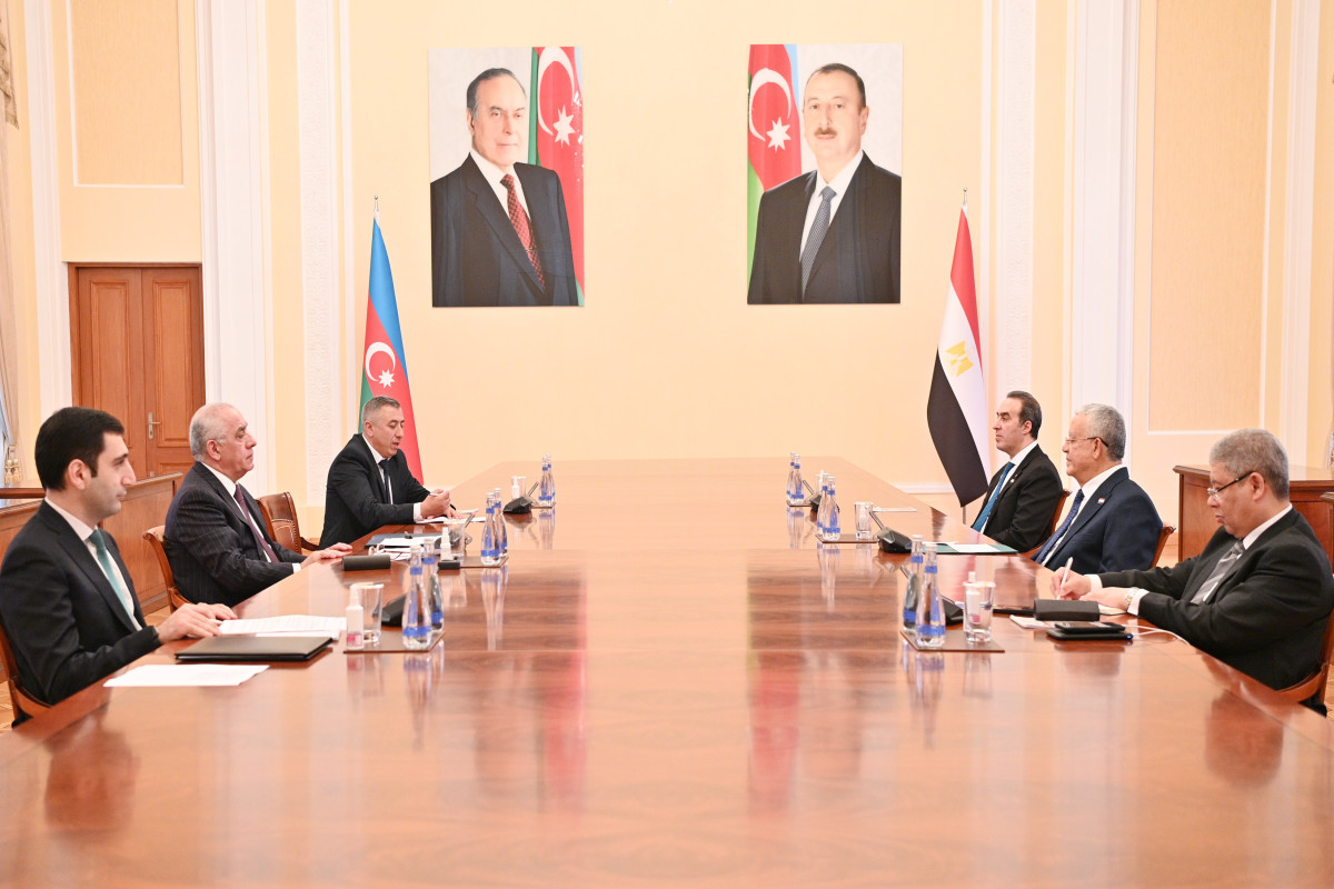 Али Асадов встретился с председателем Палаты представителей египетского парламента