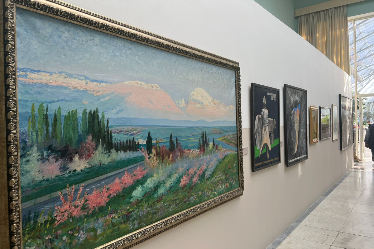В Москве открылась выставка «Гейдар Алиев-100. Личность Эпоха. Искусство»-ФОТО 