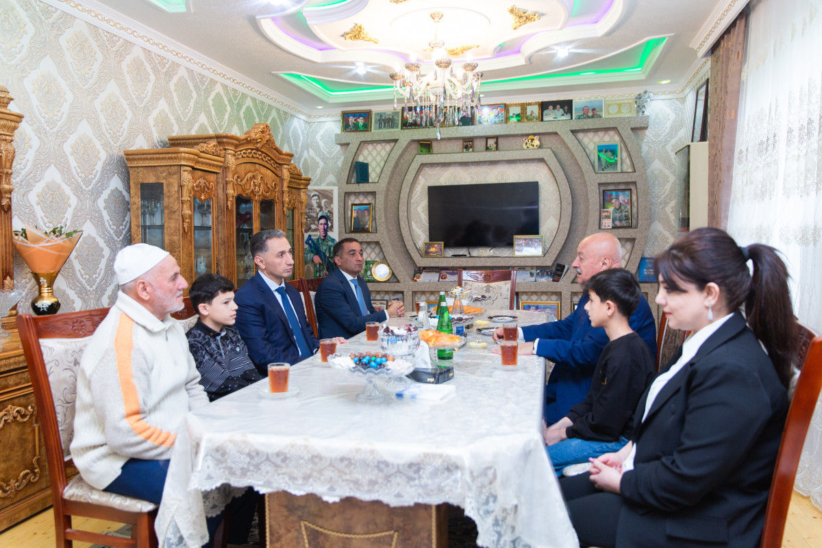 Nazir Rəşad Nəbiyev Ağcabədidə şəhid ailəsini ziyarət edib