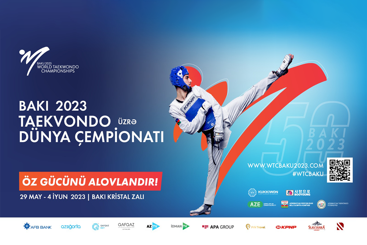 Taekvondo üzrə dünya çempionatının tanıtım çarxında olimpiya və dünya çempionları iştirak edib - VİDEO 