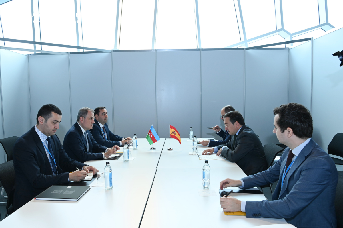 Azerbaijani FM met with his Spanish counterpart