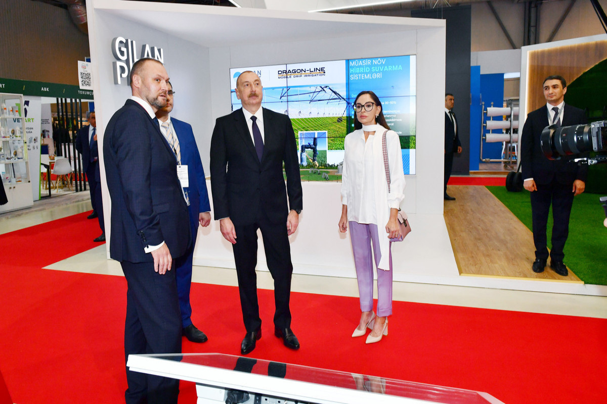 Президент Азербайджана и первая леди ознакомились с XVI выставкой Caspian Agro и XXVIII выставкой İnterFood Azerbaijan-ОБНОВЛЕНО 