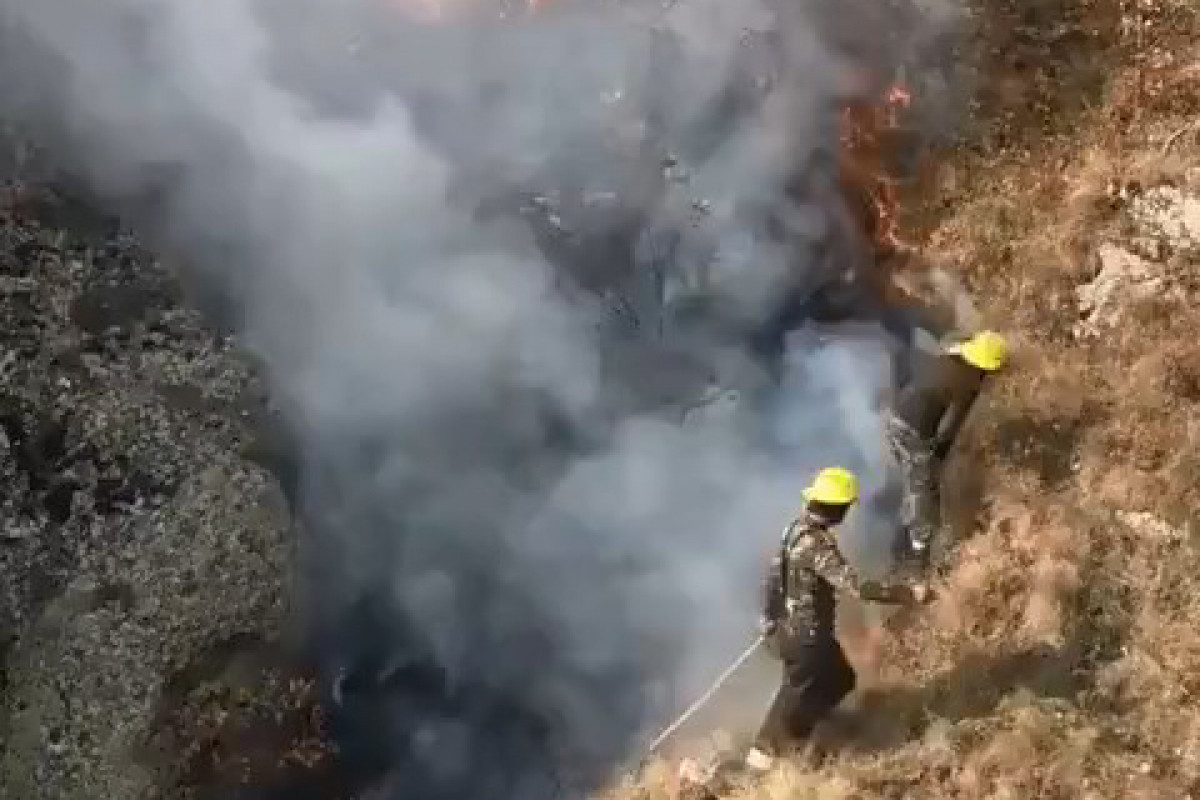 Keşlədə yanğın olub