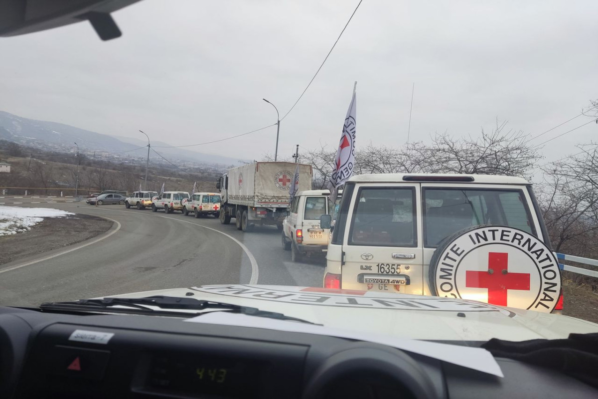BQXK: Dünən və bu gün Laçın yolu ilə dərman və digər ləvazimatlar çatdırılıb