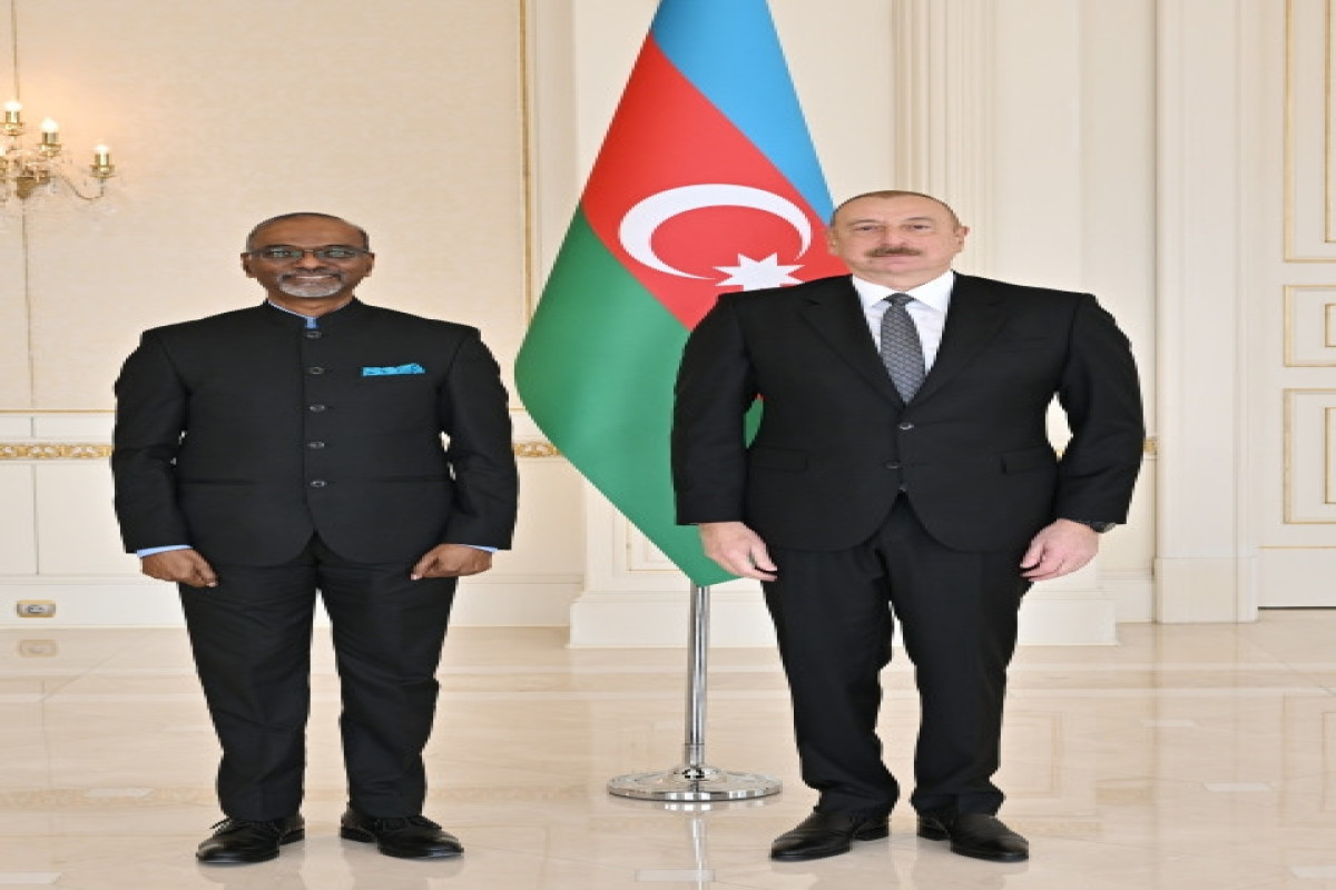 President Ilham Aliyev accepted credentials of incoming ambassador of India-UPDATED 