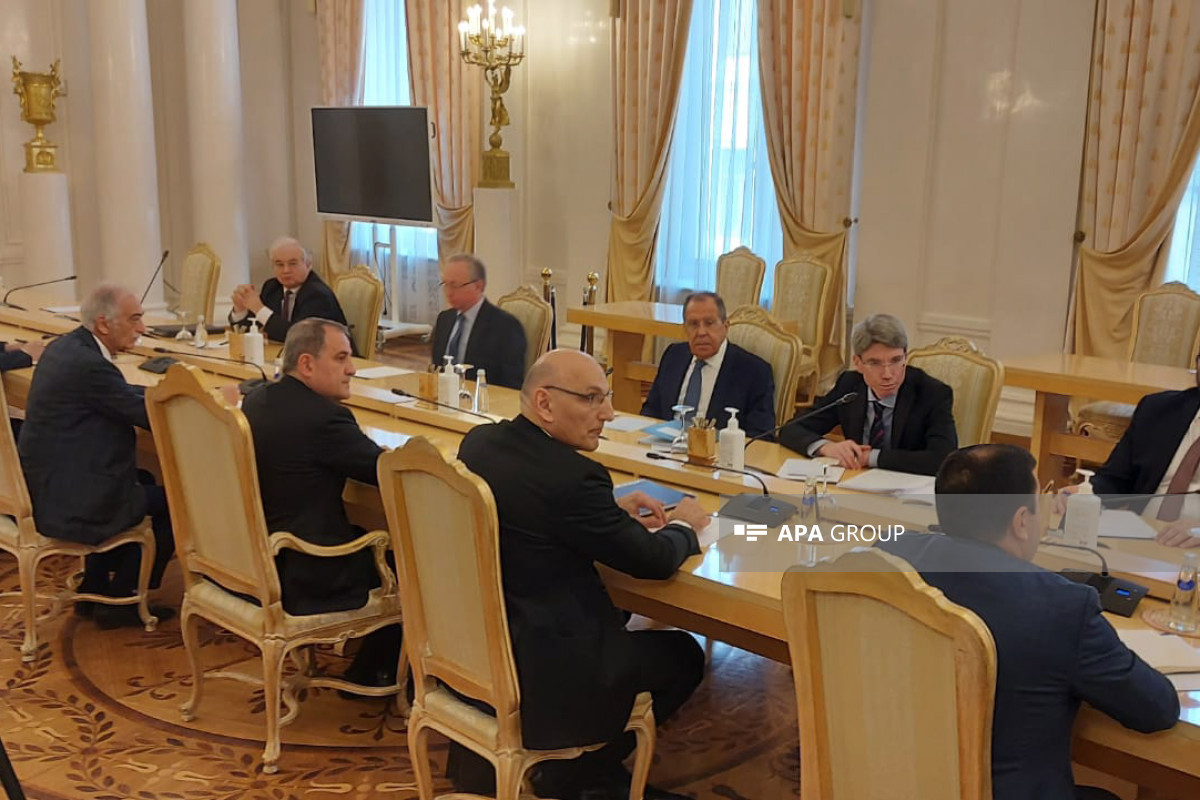 Moskvada Ceyhun Bayramov və Sergey Lavrov arasında görüş başa çatıb - FOTO  - VİDEO  - YENİLƏNİB 