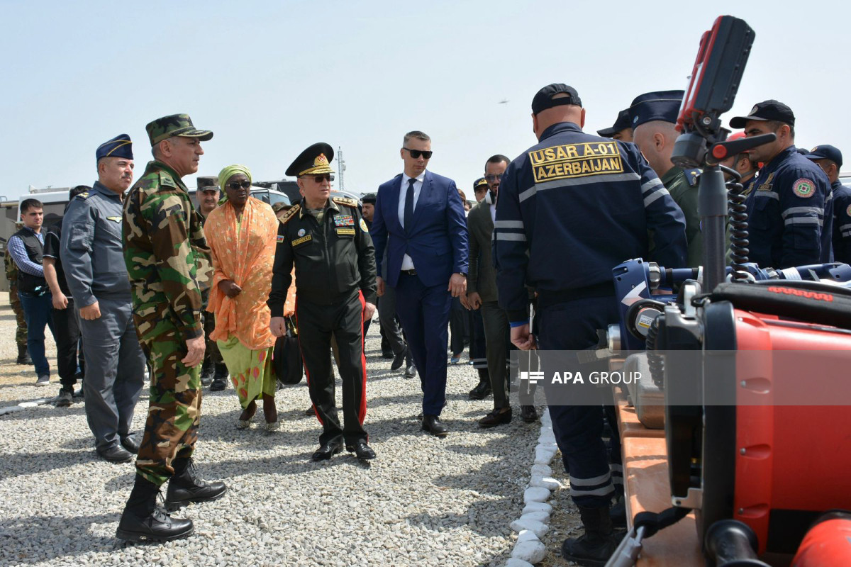 ICDO Secretary General observed training conducted by Azerbaijani MES using helicopters -PHOTO -UPDATED 