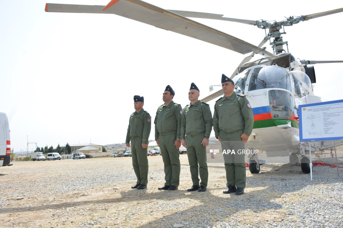 ICDO Secretary General observed training conducted by Azerbaijani MES using helicopters -PHOTO -UPDATED 