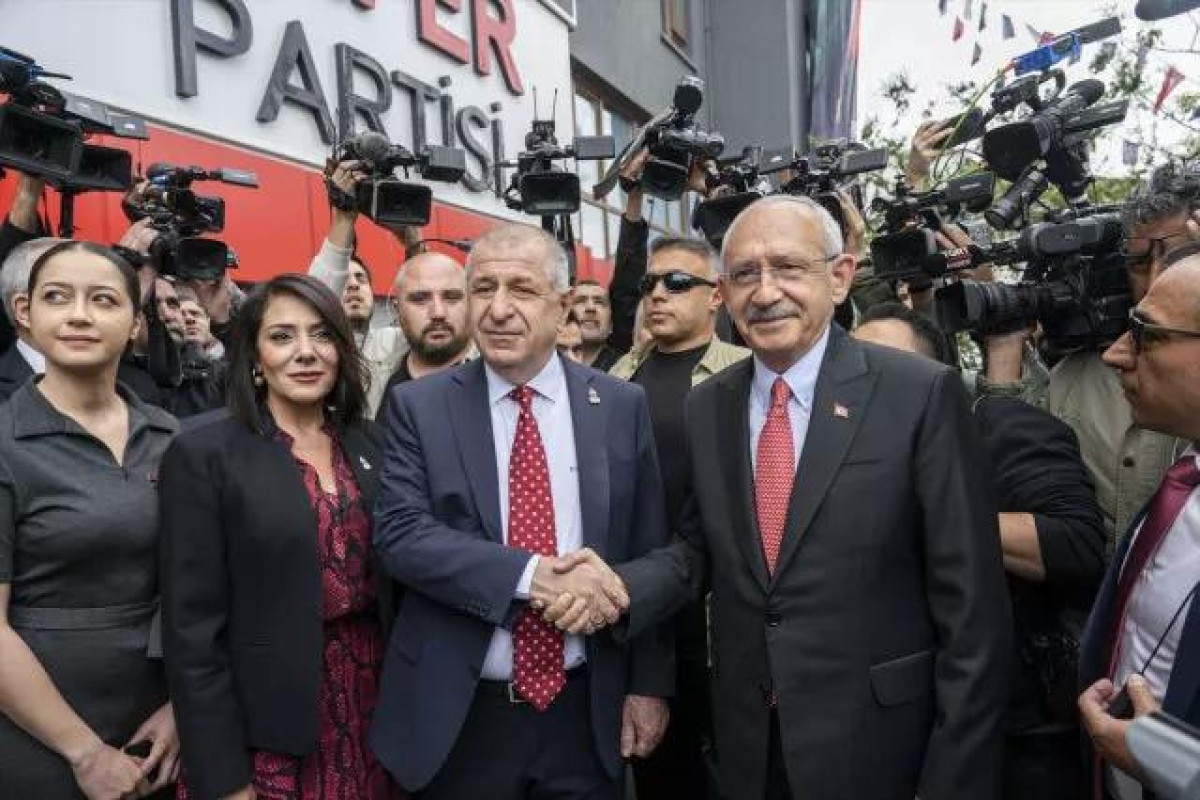 Kamal Kılıçdaroğlu “Zəfər” partiyasının sədri Ümid Özdağ ilə görüşüb