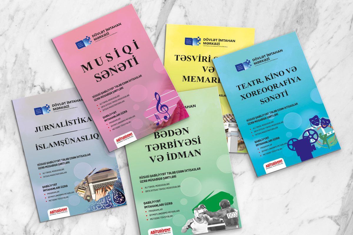 Qabiliyyət imtahanları üzrə “Abituriyent”in xüsusi buraxılışları nəşr edilib