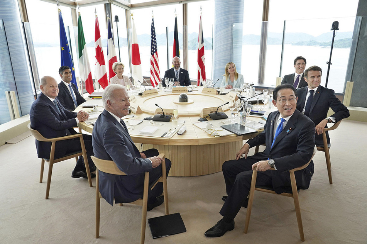 G7 liderləri sammitin bitməsinə bir gün qalmış yekun kommünike qəbul ediblər