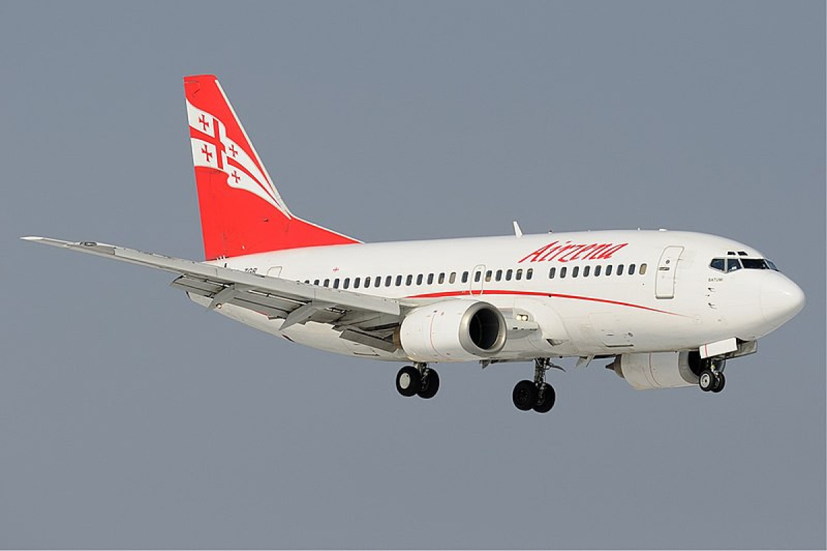 "Georgian Airways"a məxsus təyyarə 4 illik fasilədən sonra Rusiyaya birbaşa uçuş edib