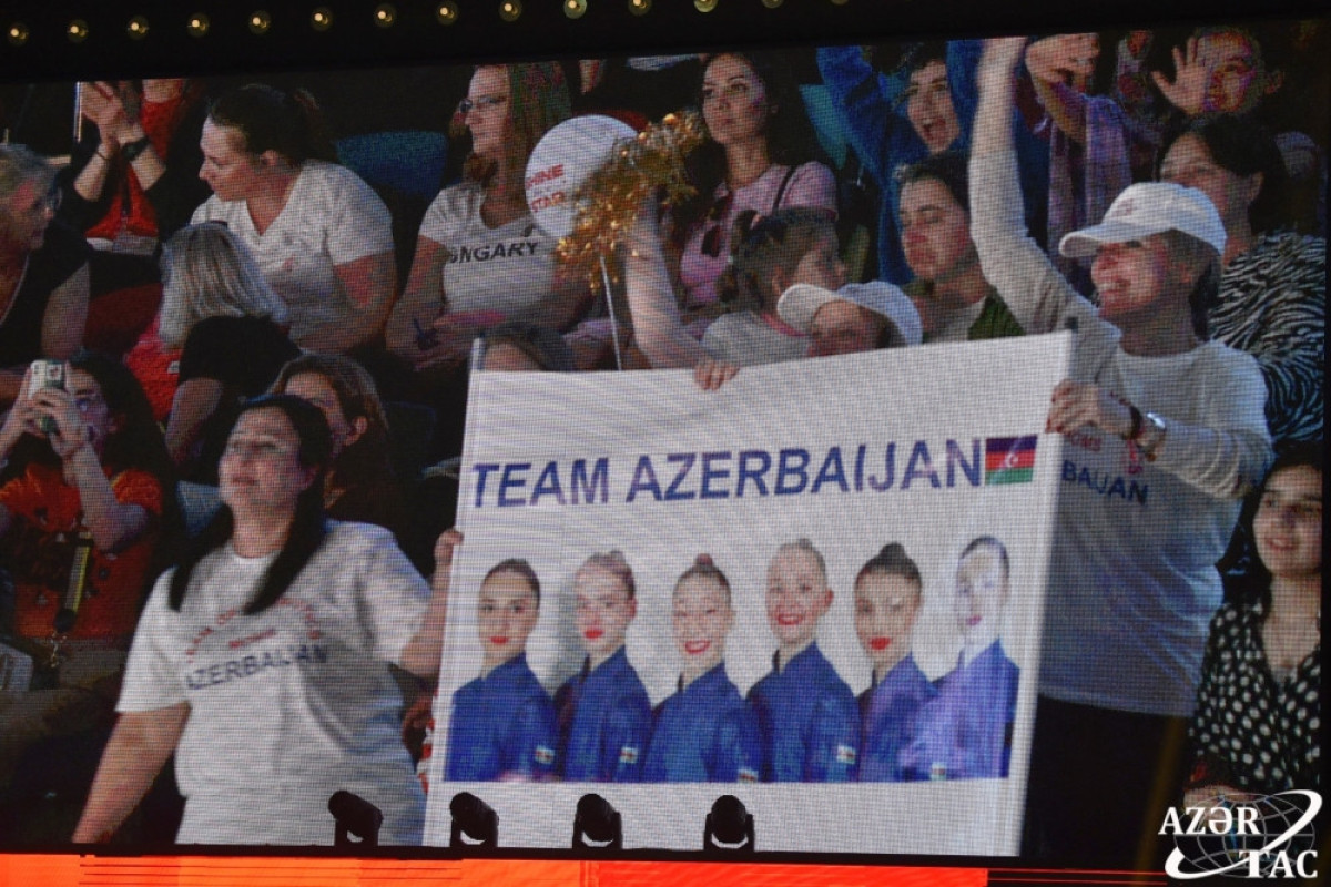 Azerbaijani group gymnastics team wins the European Championship-PHOTO 