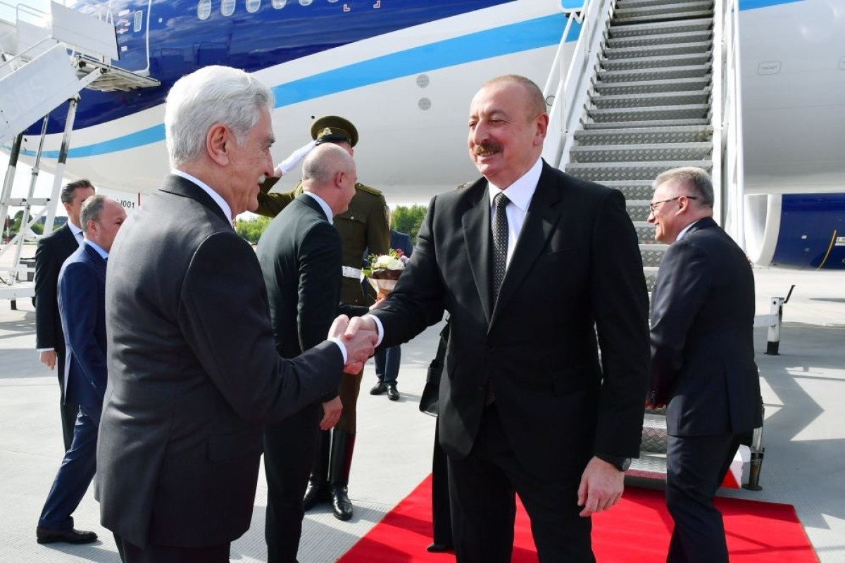 President Ilham Aliyev pays an official visit to Lithuania