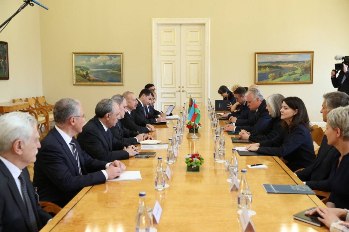 Presidents of Azerbaijan and Lithuania held expanded meeting-UPDATED-1 