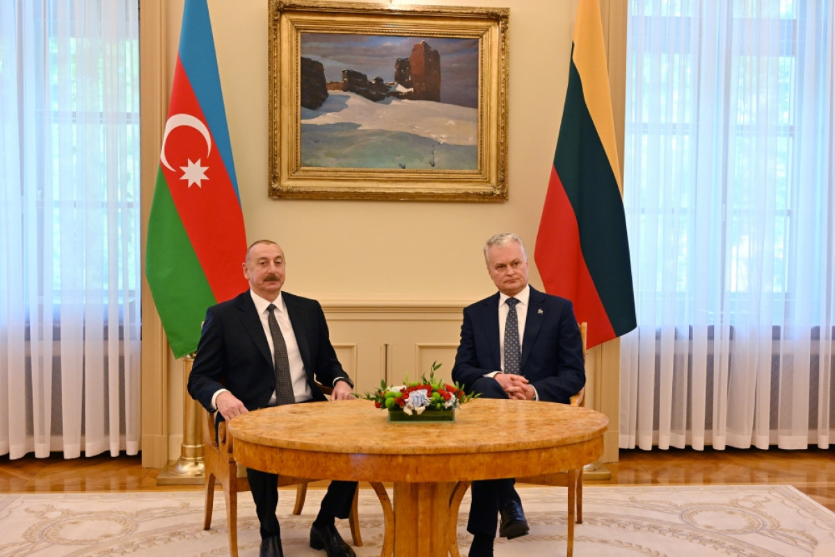 Состоялась встреча один на один президентов Азербайджана и Литвы-ОБНОВЛЕНО 