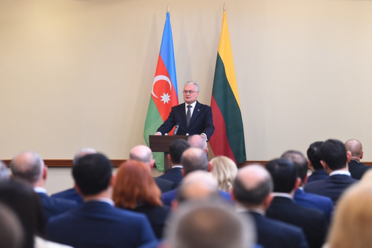 Gitanas Nauseda: Azərbaycan və Litva arasında əlaqələr yeni mərhələyə yüksəlib
