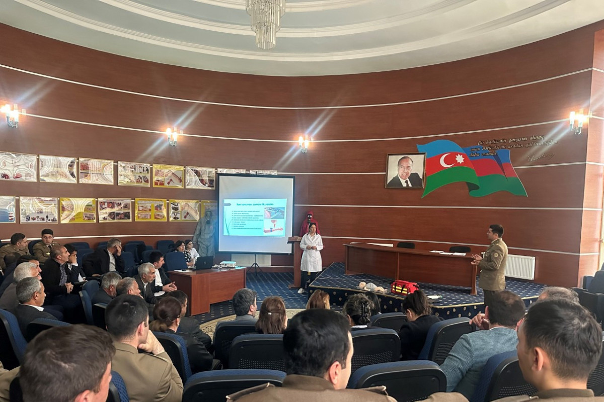 FHN-in regional mərkəzlərində silsilə mülki müdafiə kursları keçirilib - FOTO 