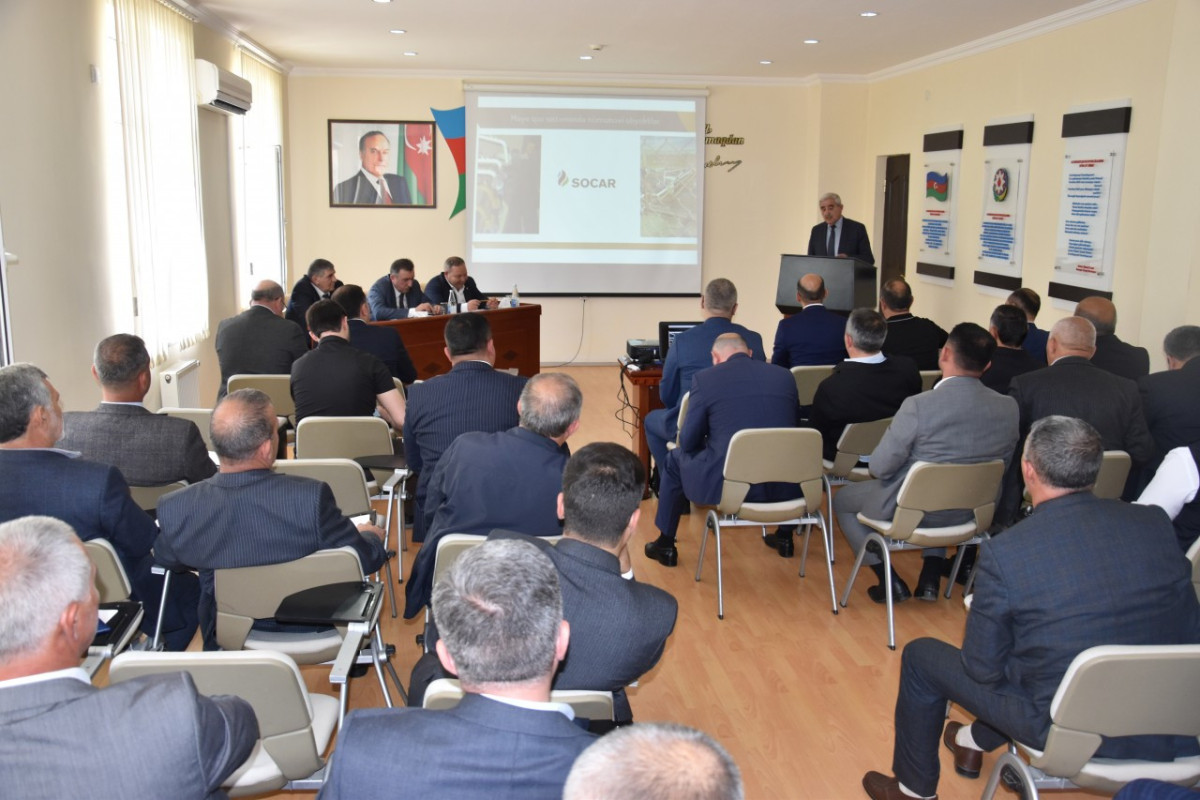 Sənayedə texniki təhlükəsizliyə dair müşavirə keçirilib - FOTO 