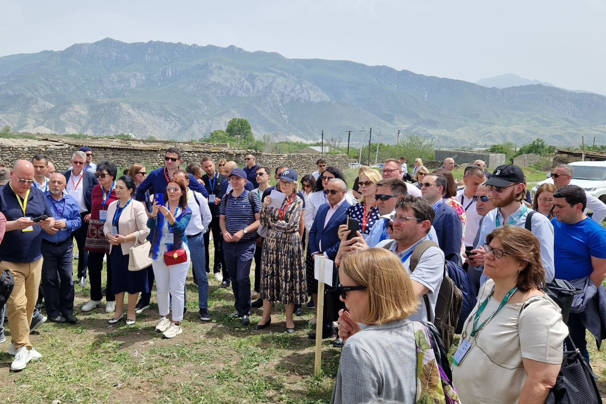 Bir qrup xarici parlamentari Zəngilana səfər edib - FOTO 