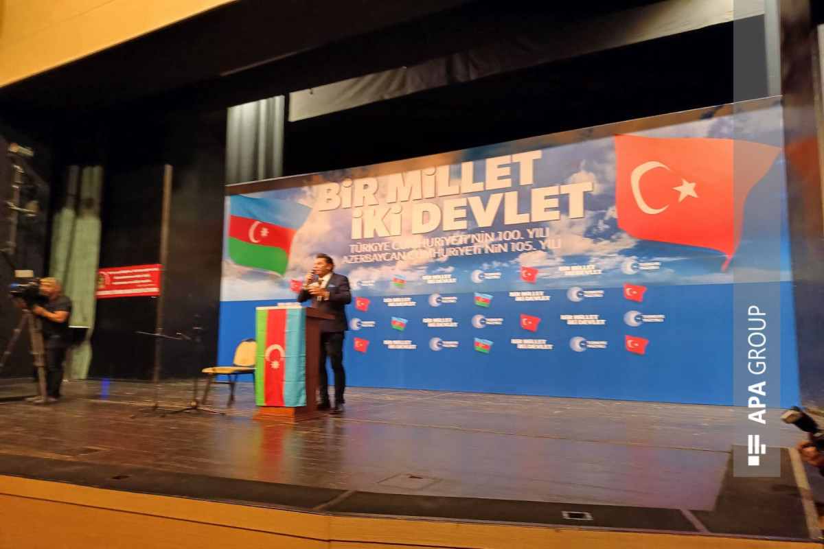 В Измире прошло мероприятие по случаю 100-летия Турецкой республики и 105-летия независимости Азербайджана-ФОТО 