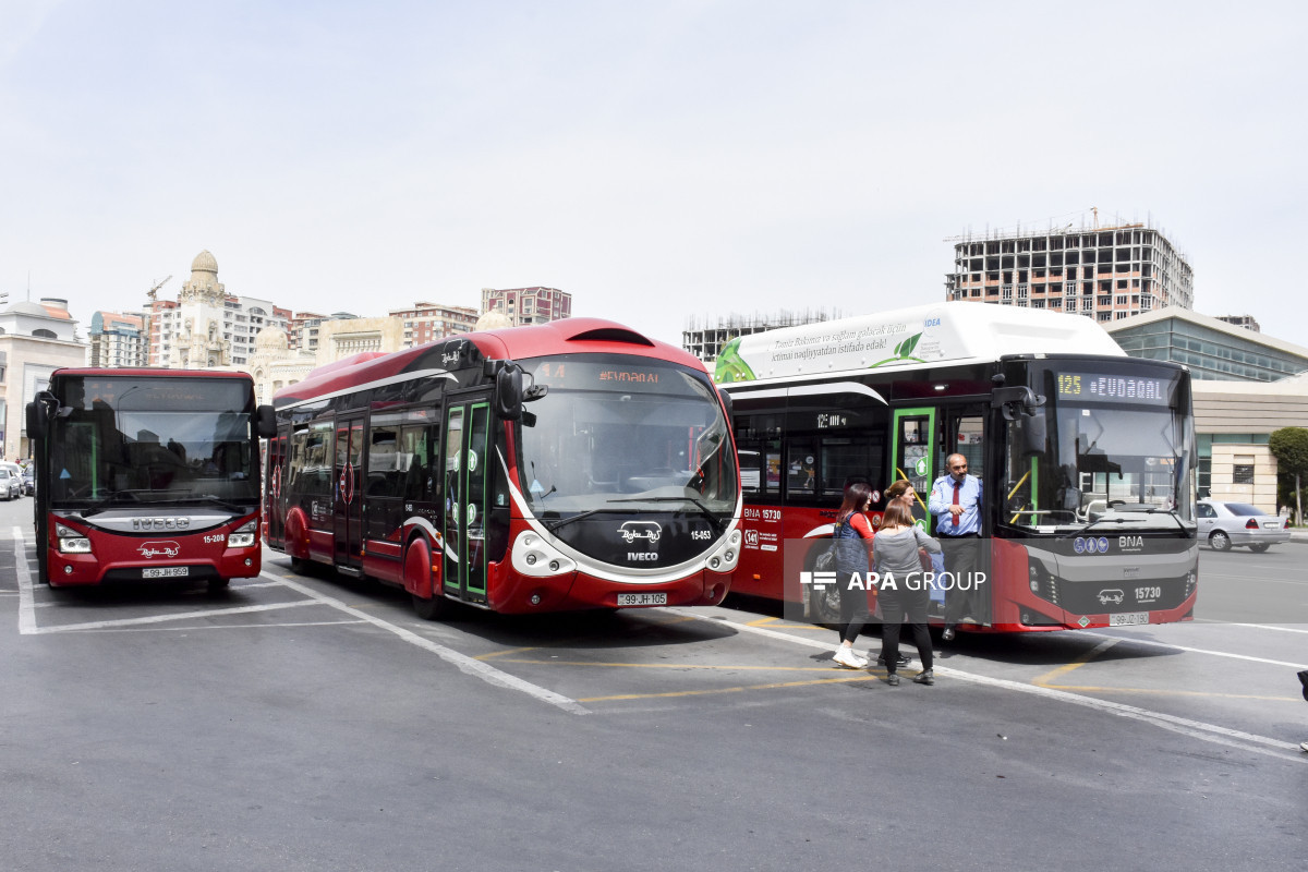 215 avtobusun hərəkət intervalında gecikmələr var