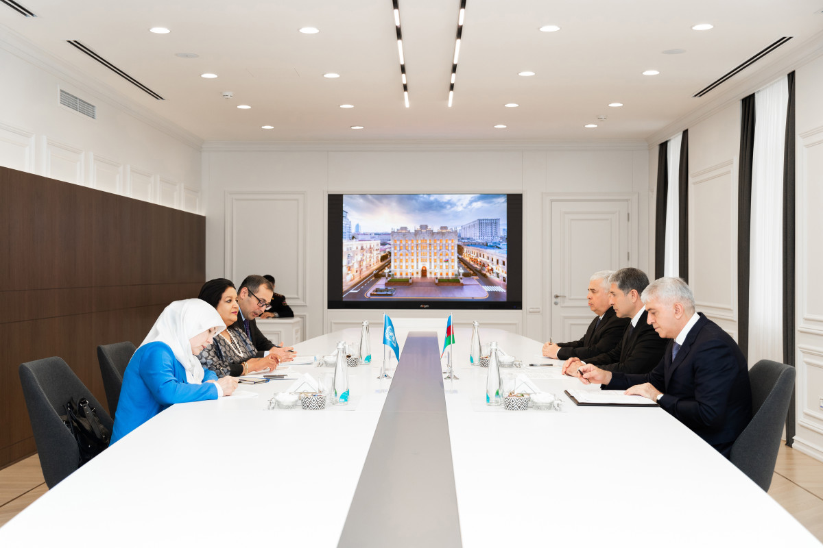 Vilayət Eyvazov BMT nümayəndəsini qəbul edib - FOTO 