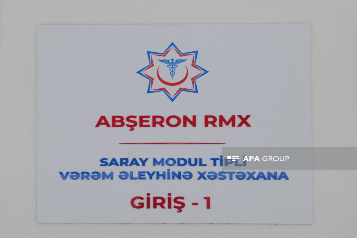 Saray Modul tipli Vərəm Əleyhinə Xəstəxananın açılışı olub  - FOTO 