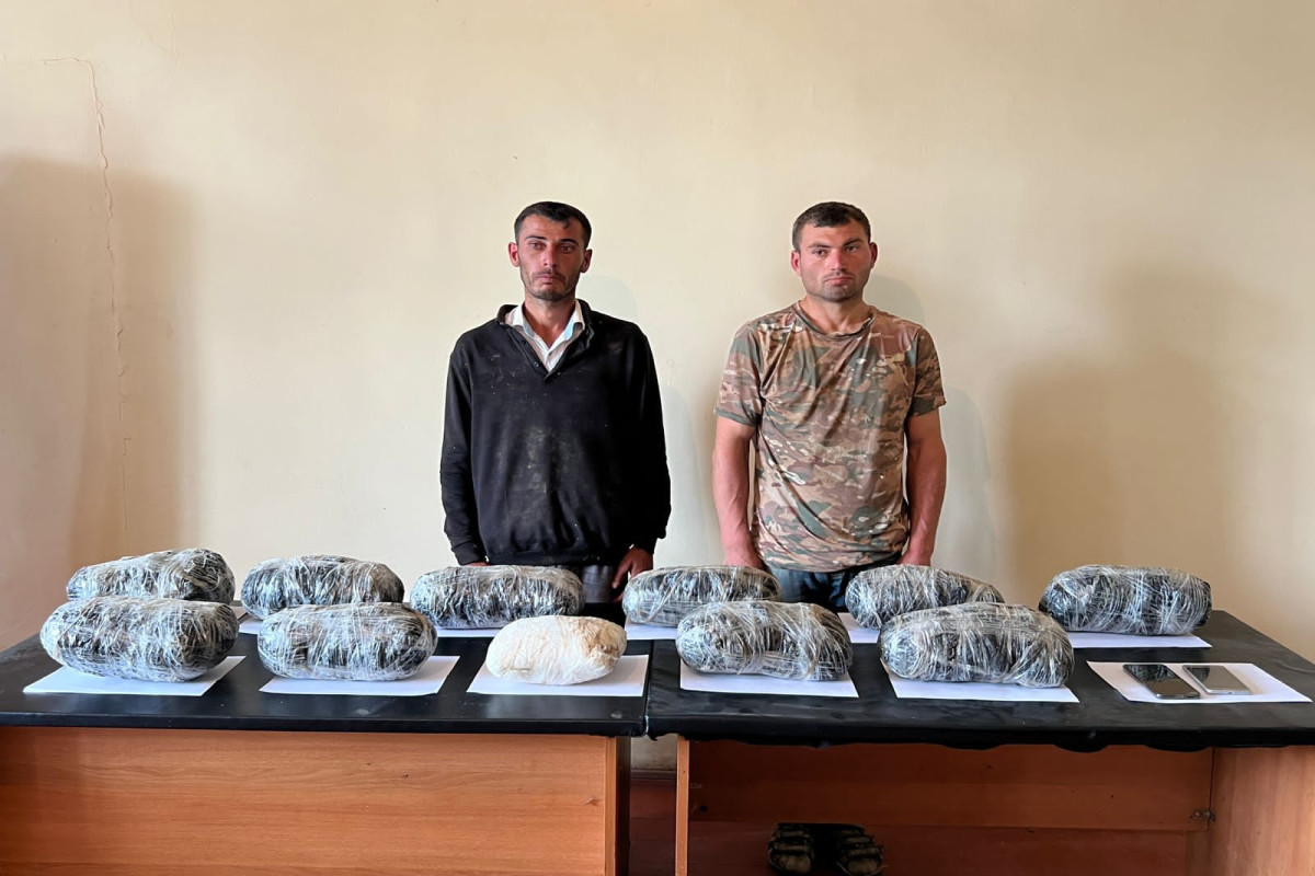 İrandan Azərbaycana 13 kq narkotik keçirilməsinin qarşısı alınıb - FOTO 