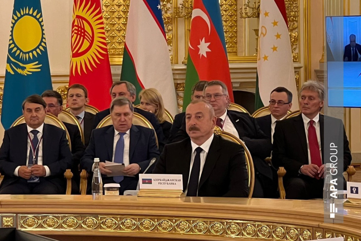 Президент Ильхам Алиев принимает участие в Москве в заседании Высшего Евразийского экономического совета в расширенном составе-ФОТО 