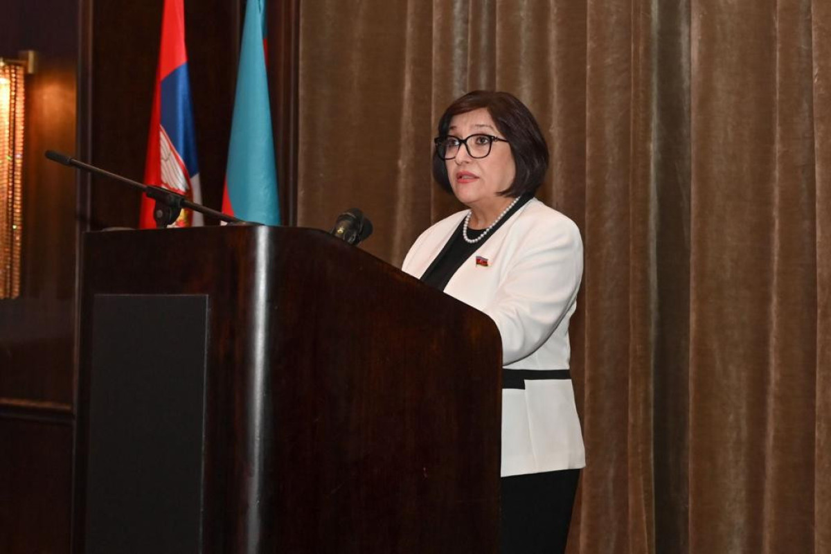 Sahiba GAafarovaç Chair of Azerbaijan's Milli Majlis
