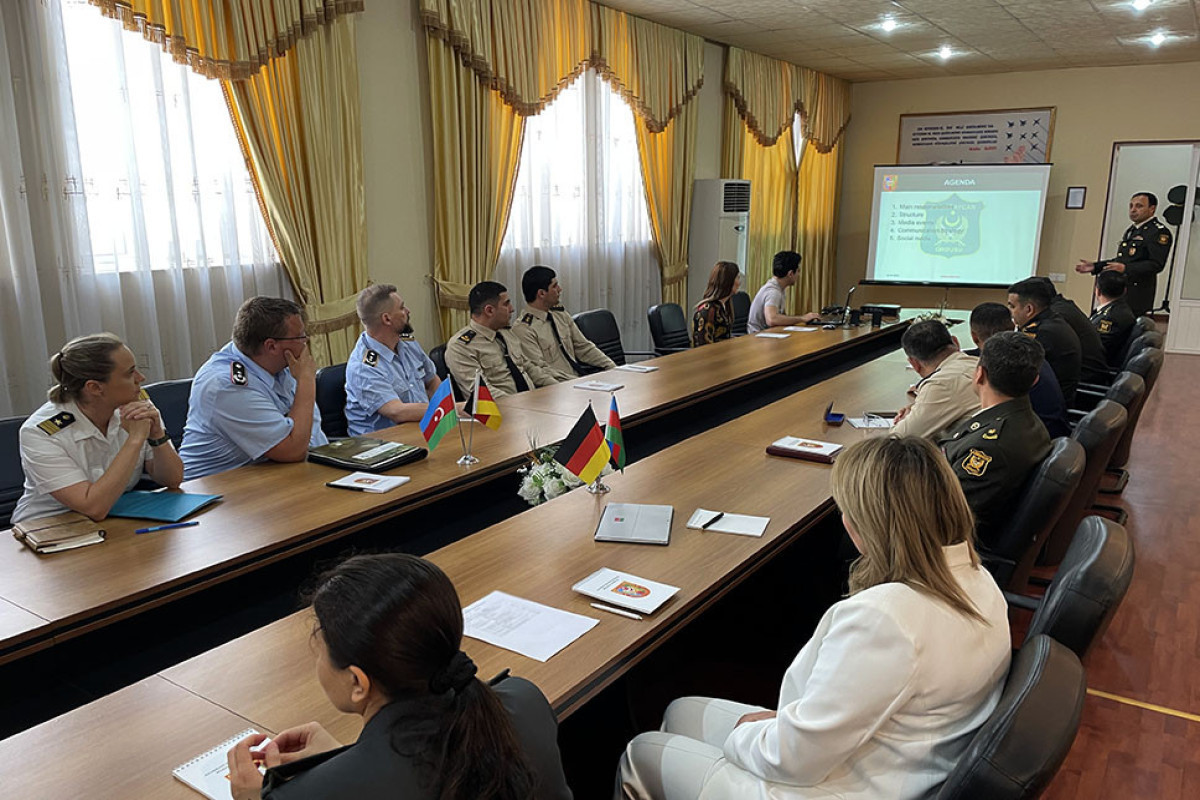 Состоялась рабочая встреча азербайджанских и германских военнослужащих-ФОТО 
