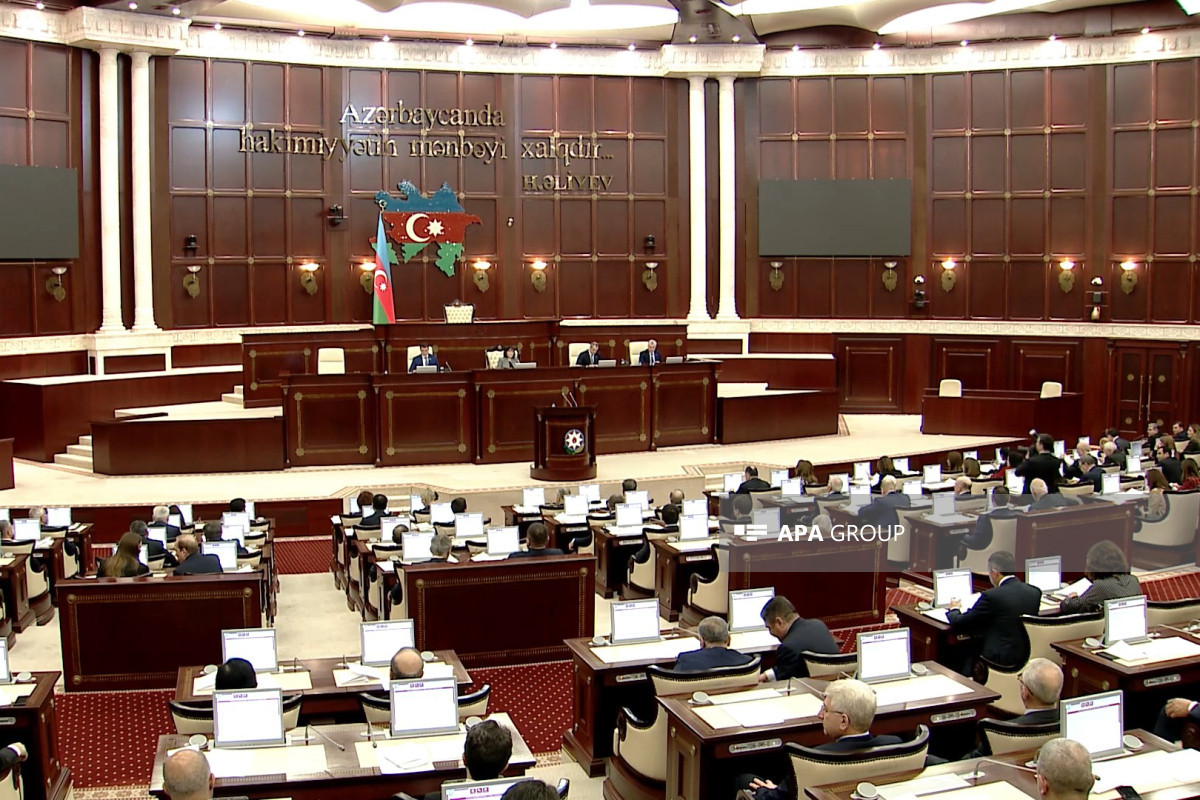 Milli Məclisin yaz sessiyası çərçivəsində sonuncu plenar iclasının gündəliyi açıqlanıb