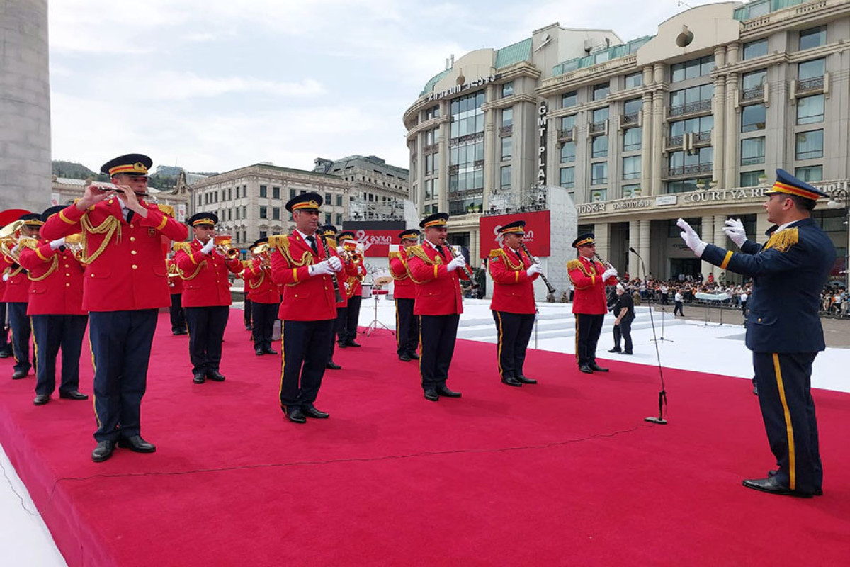 Закир Гасанов принял участие в военном параде в Грузии - ФОТО 