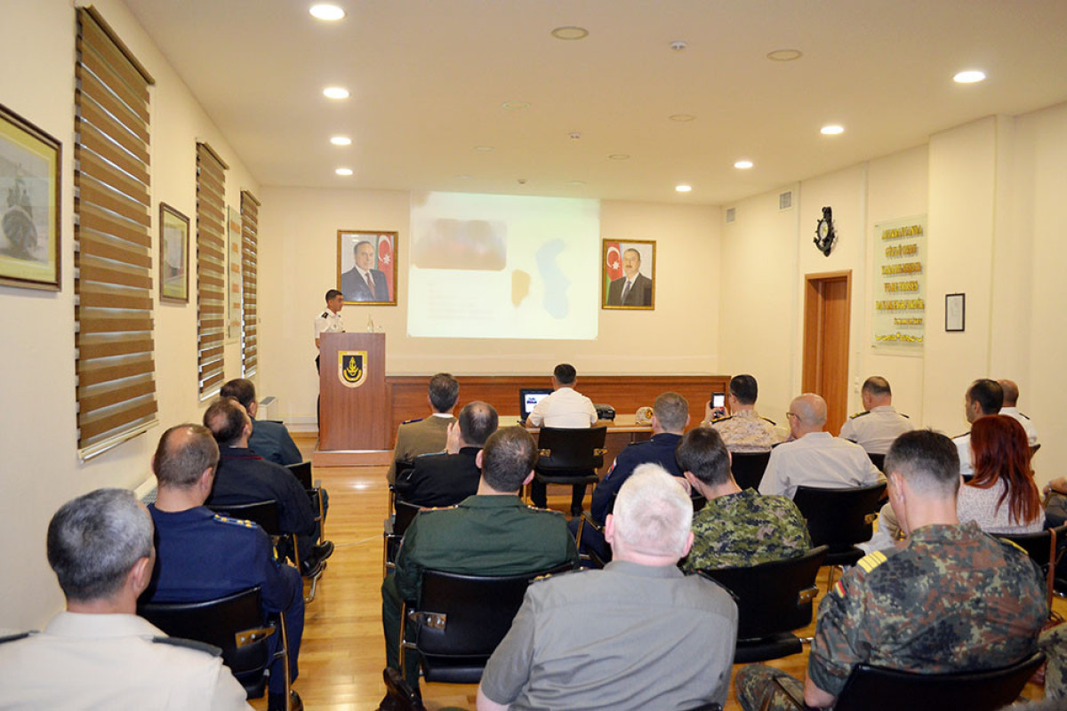 Military attachés visited Azerbaijan Naval Forces-<span class="red_color">VIDEO