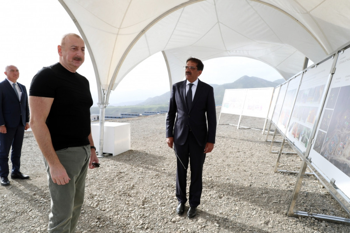 Azerbaijani President visits Lachin district
