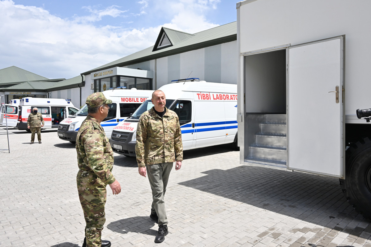 Глава государства принял участие в открытии военного госпиталя в Кяльбаджаре-ФОТО -ОБНОВЛЕНО 
