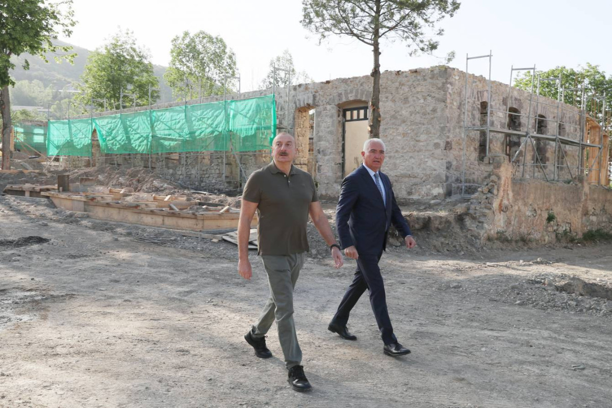 Президент Ильхам Алиев принял участие в ряде мероприятий в городе Лачин -ФОТО 